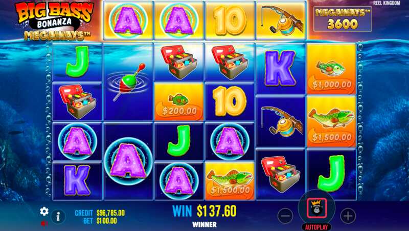 features of Big Bass Christmas Bash video slot