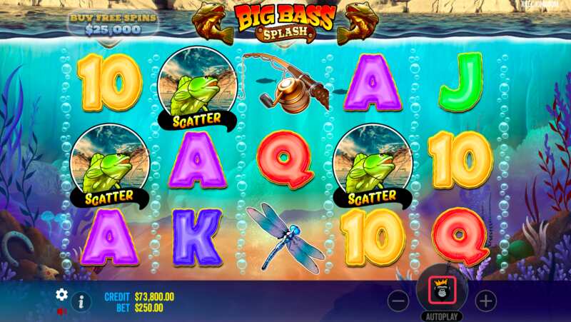 big bass splash slot rules