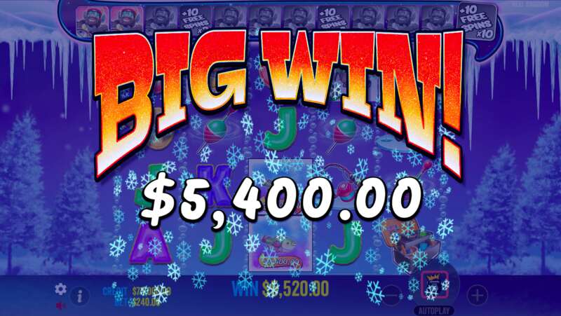 big bass blizzard christmas catch slot features